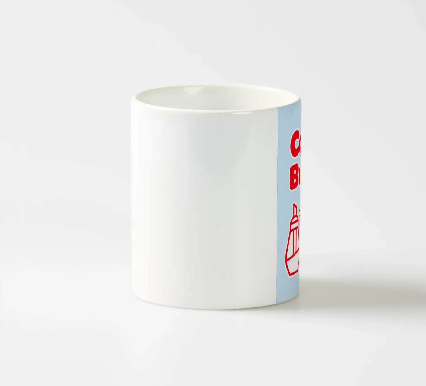 coffee break ceramic mug by Elfath