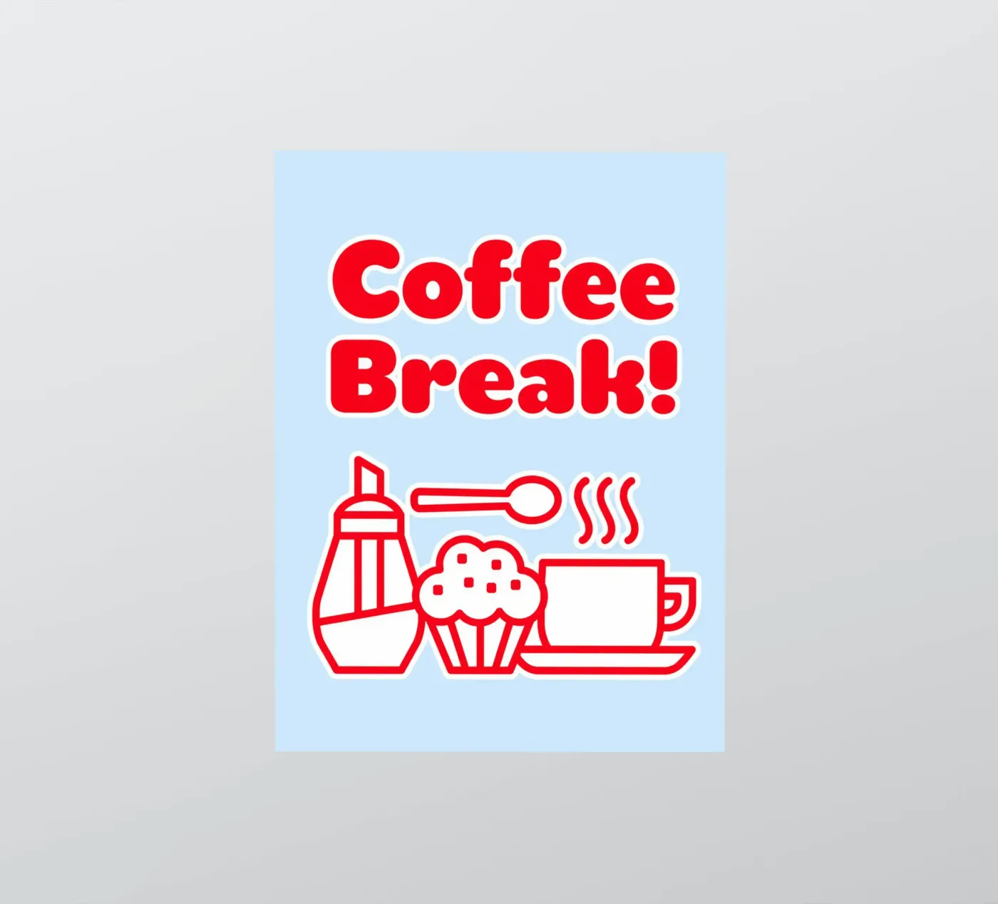 Kaffeepause Sticker von Elfath