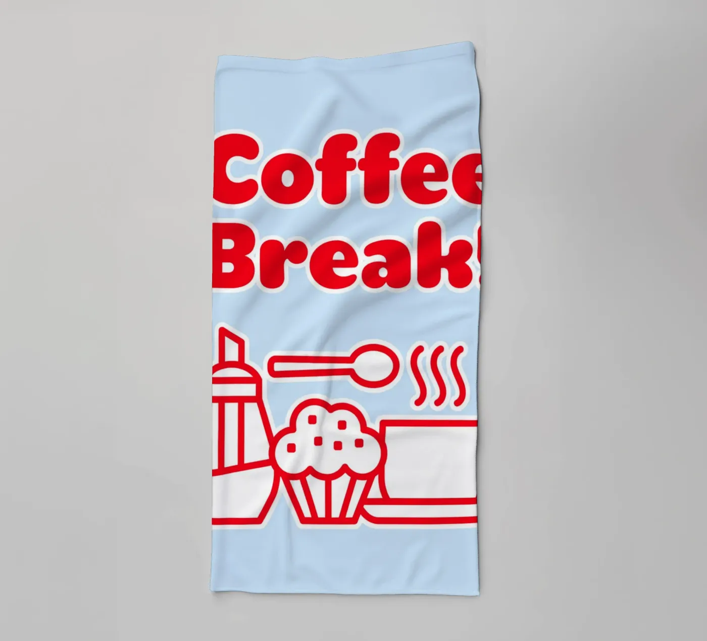 Kaffeepause Handtuch von Elfath