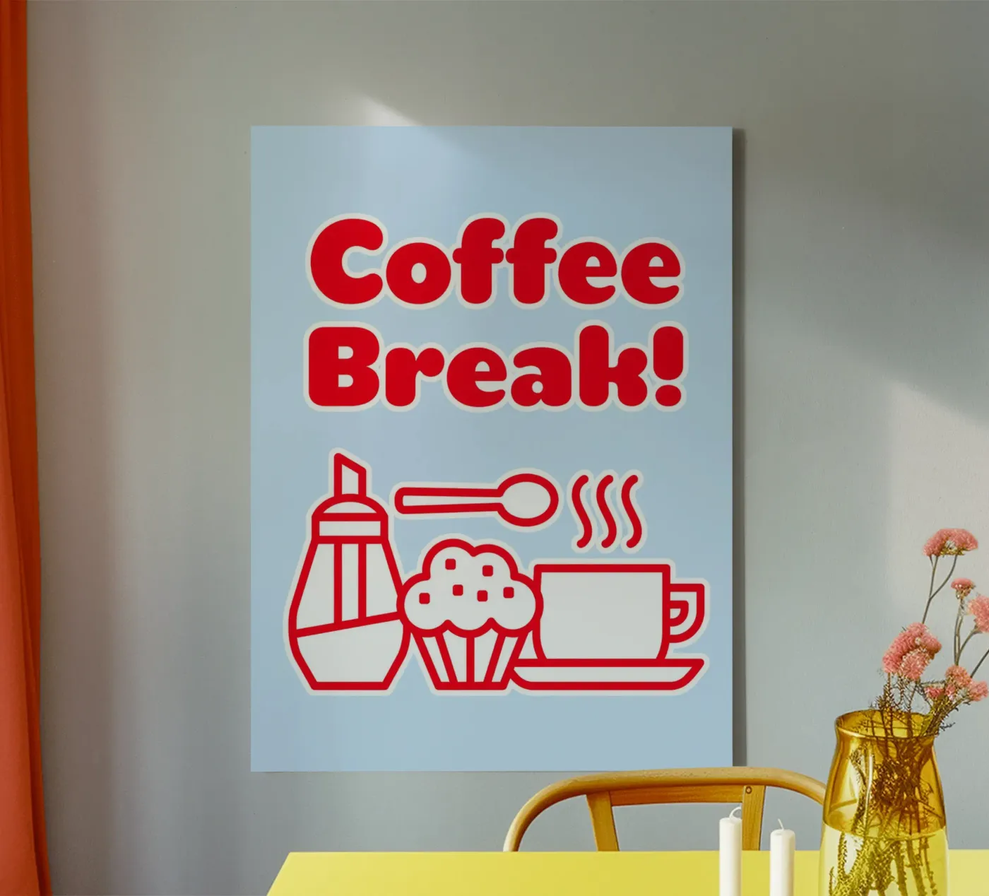 Kaffeepause Leinwand von Elfath