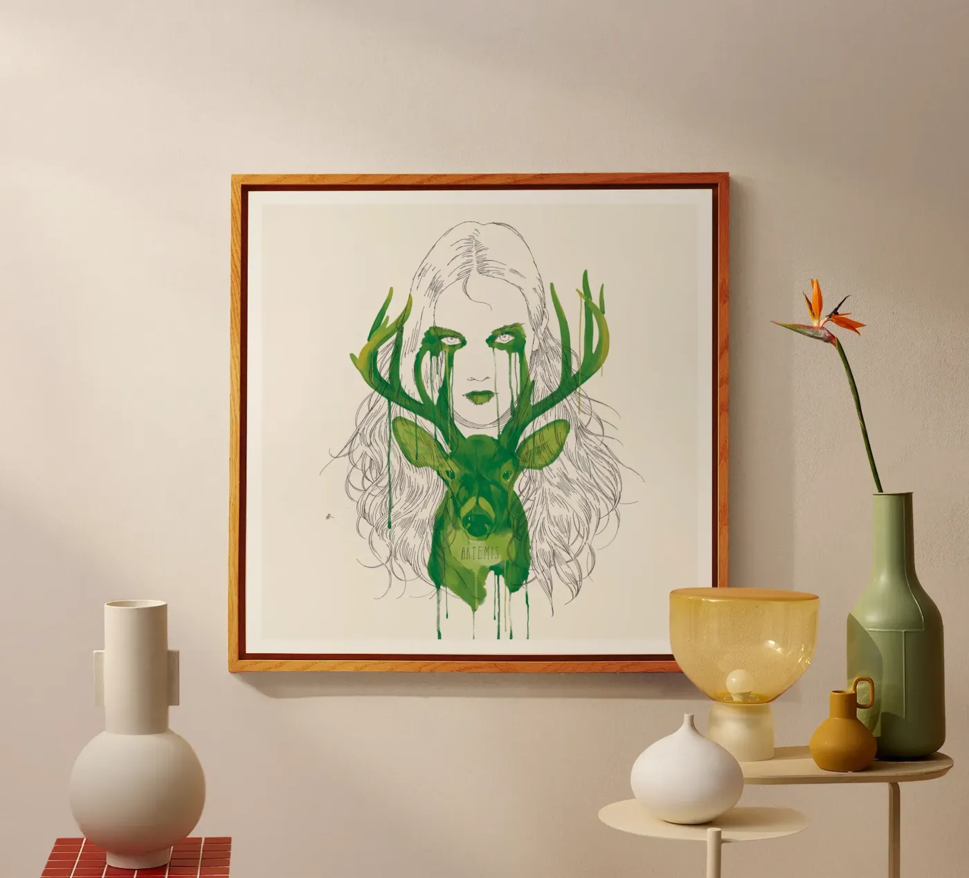 Artemis Acryl-Glas von Manuel Rebollo