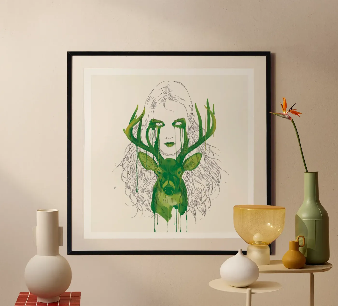 Artemis Poster von Manuel Rebollo
