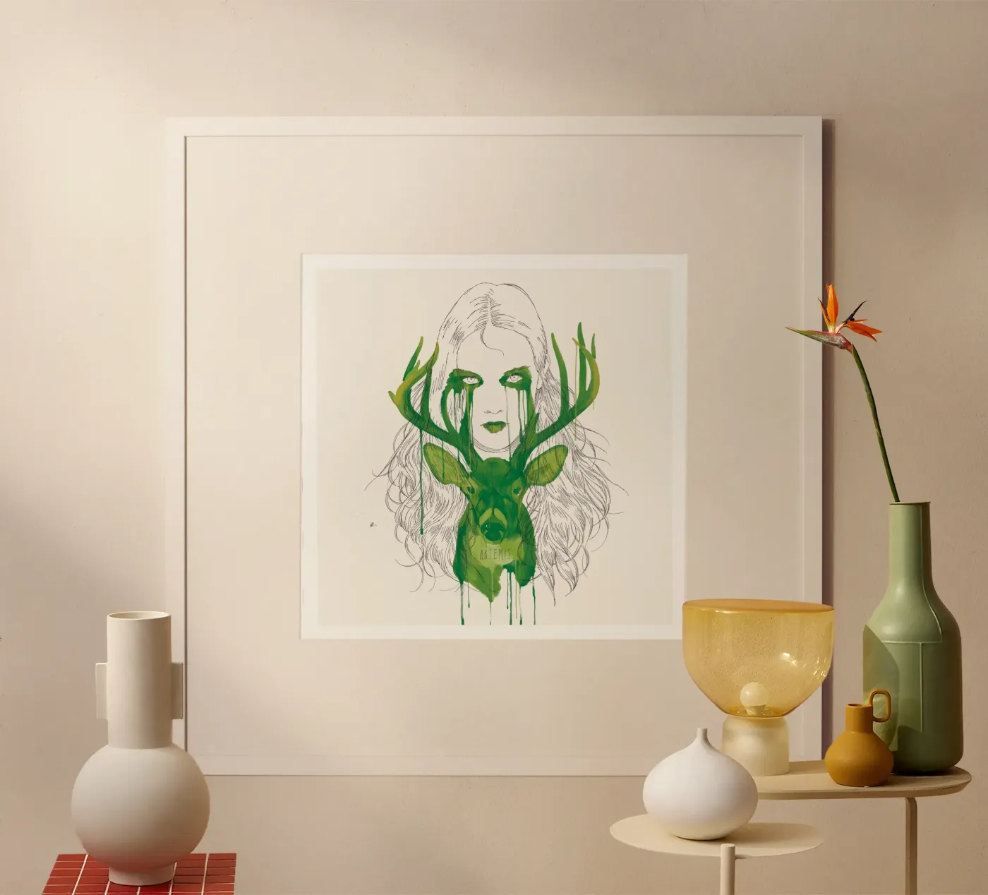 Artemis Poster von Manuel Rebollo