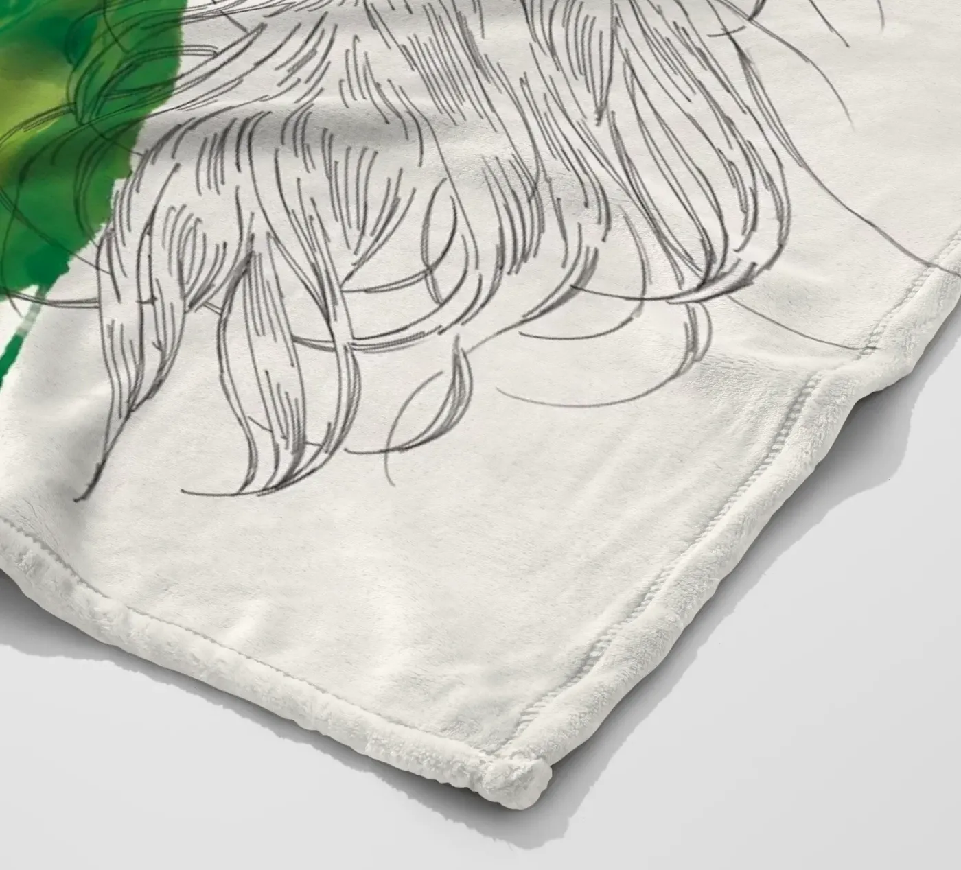 Artemis fleece blanket by Manuel Rebollo