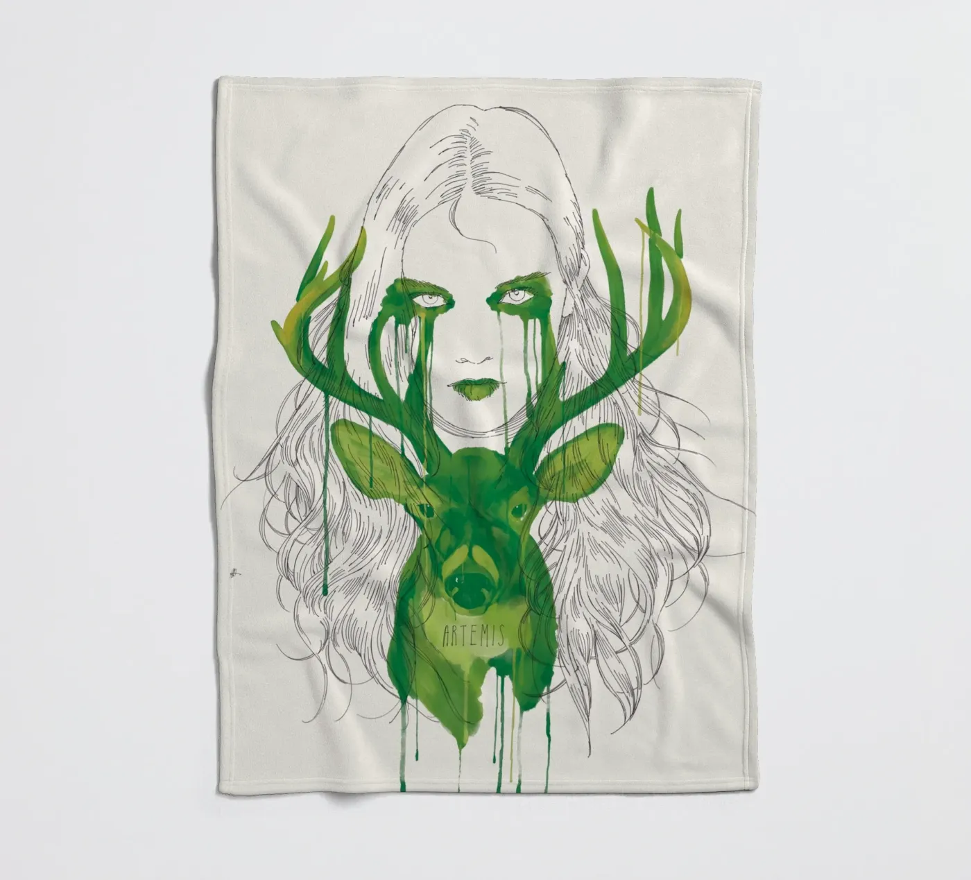 Artemis coperta in pile da Manuel Rebollo