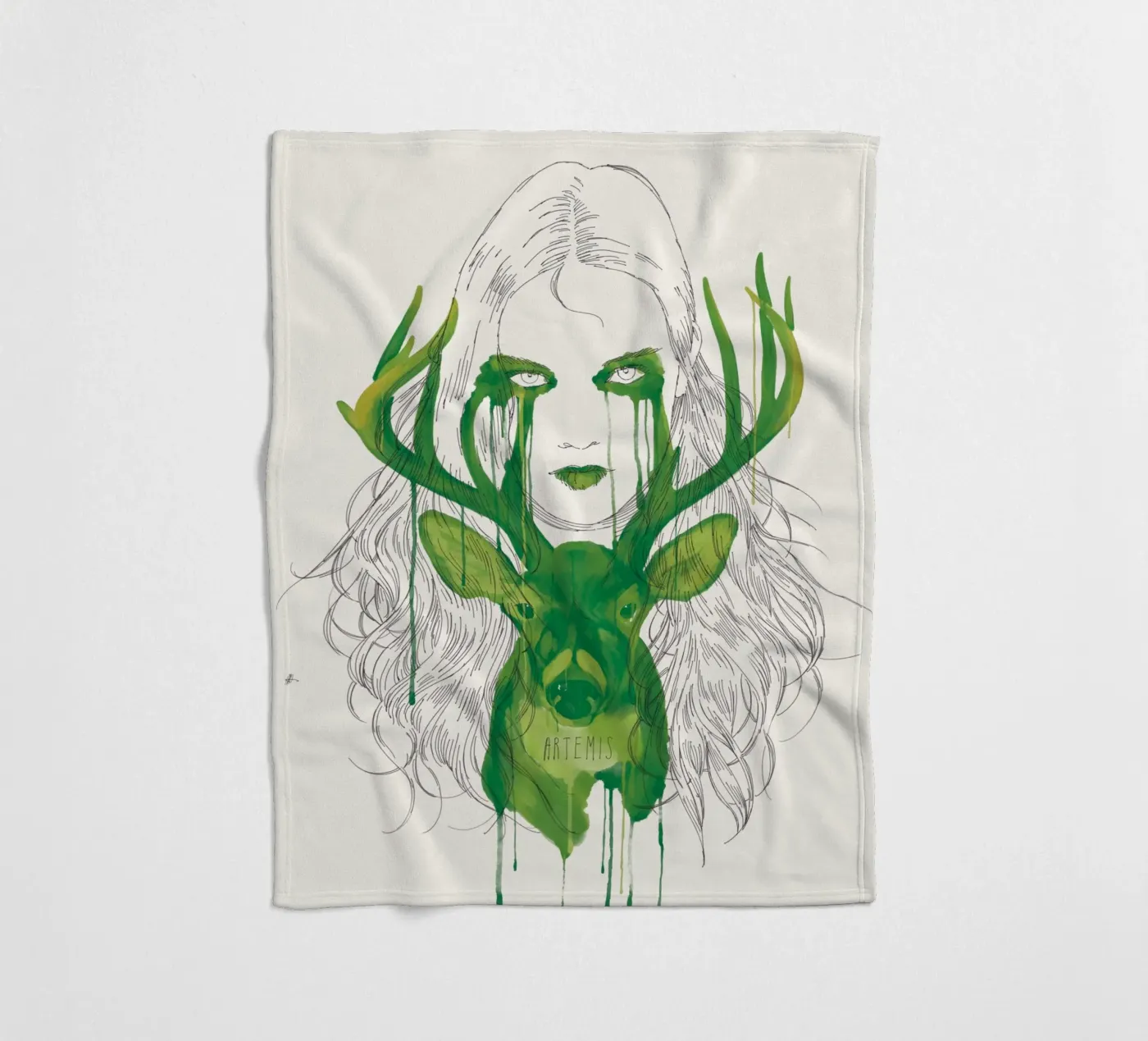 Artemis coperta in pile da Manuel Rebollo