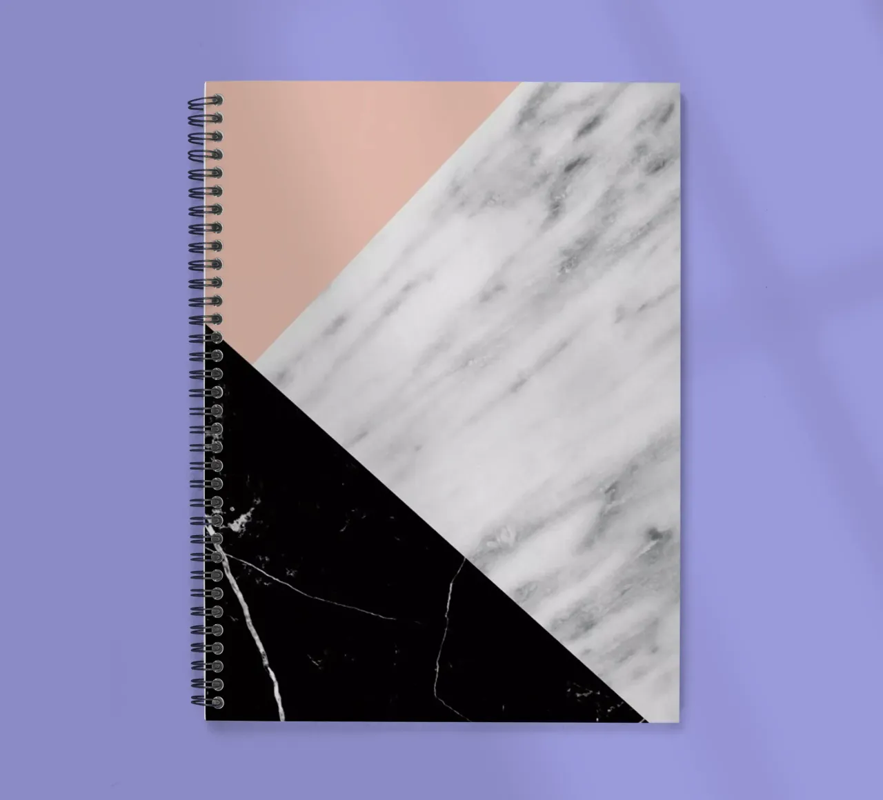 Marble Collage spiral notebook by cafelab