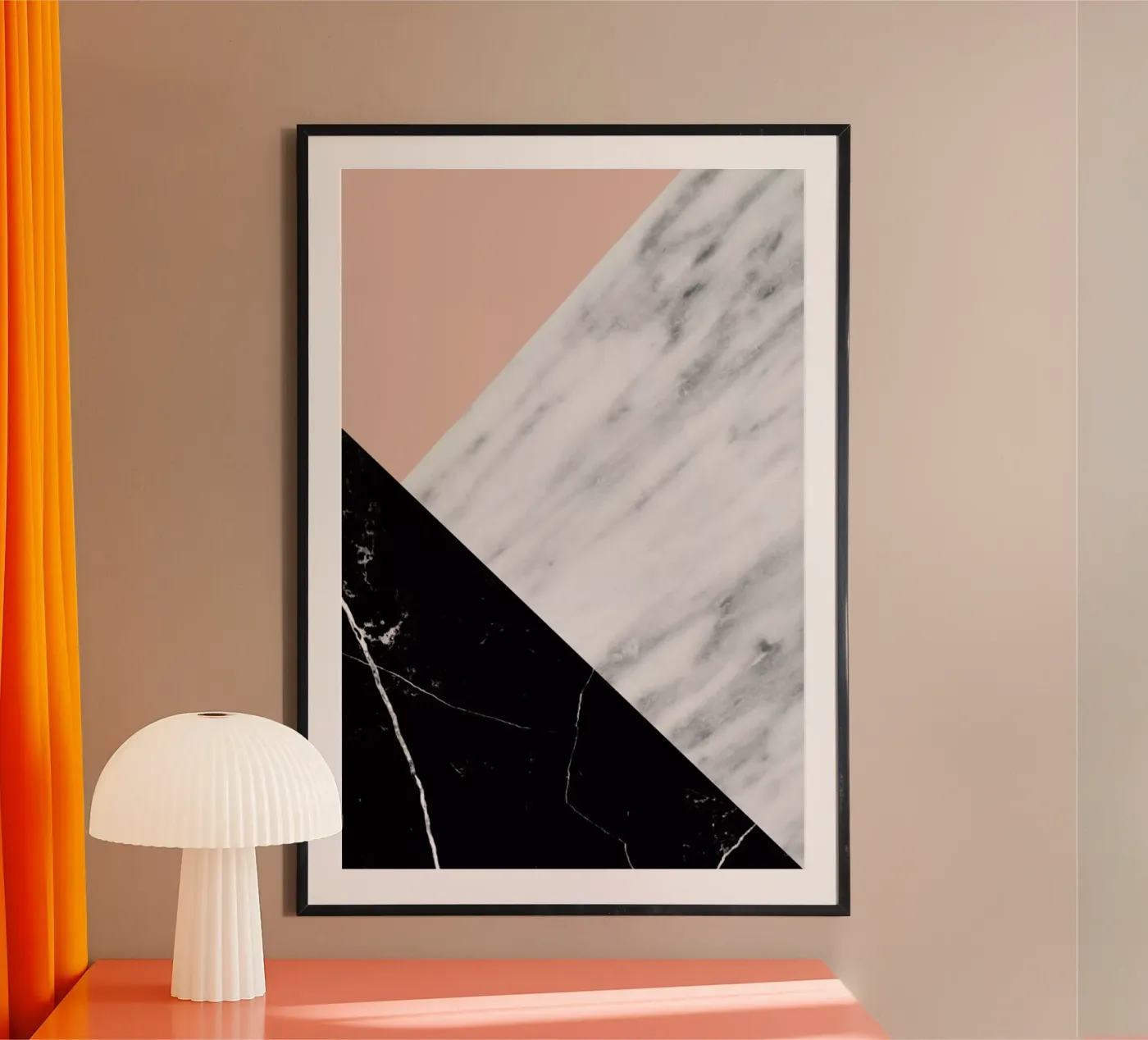 Marble Collage poster da cafelab