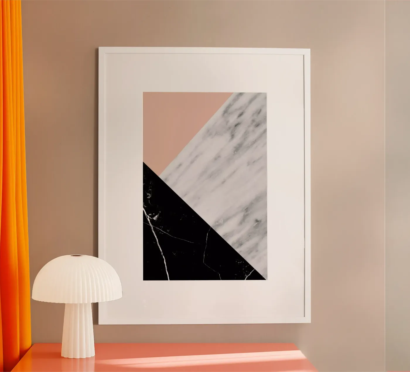 Marble Collage poster by cafelab