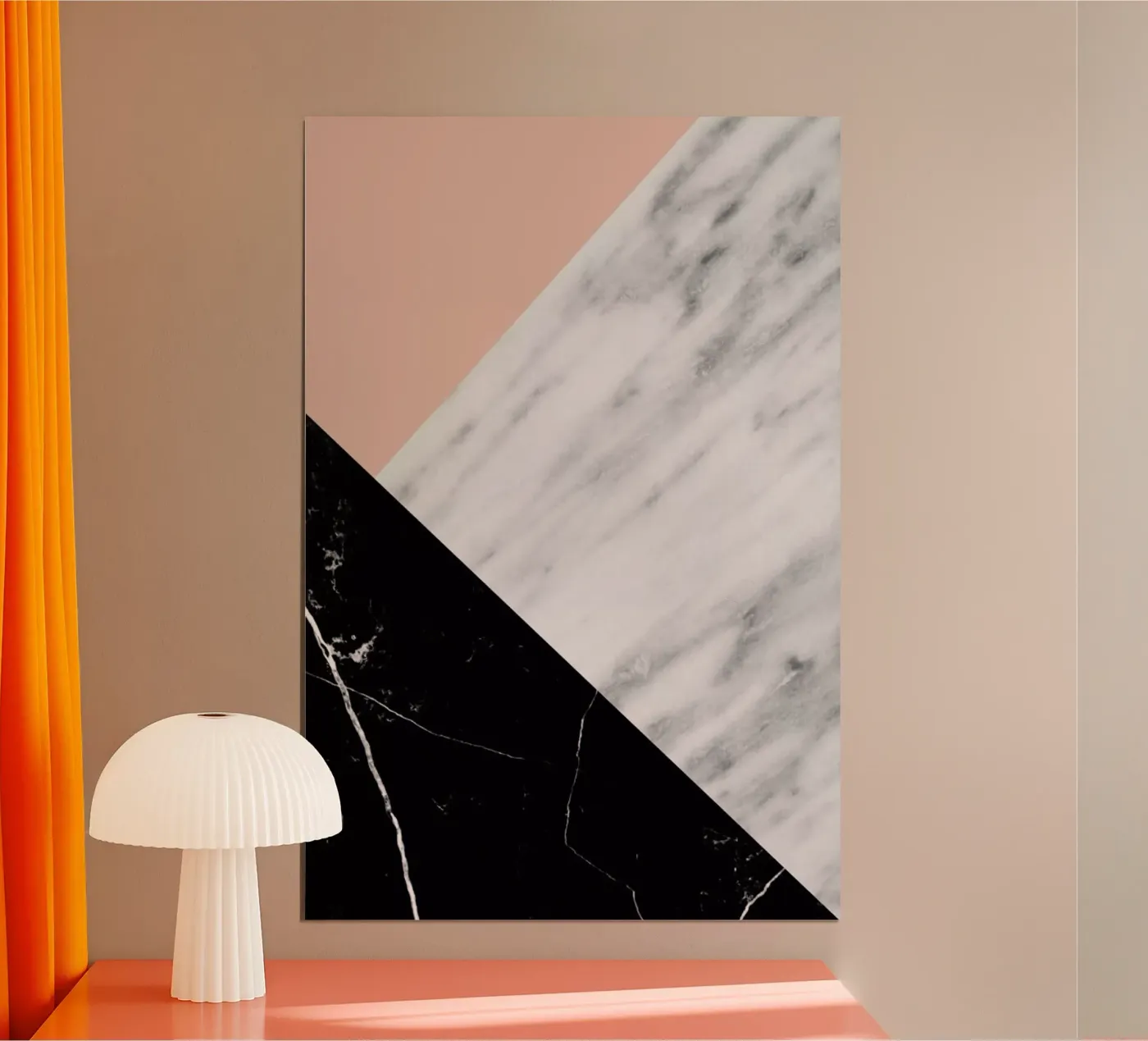 Marble Collage poster by cafelab