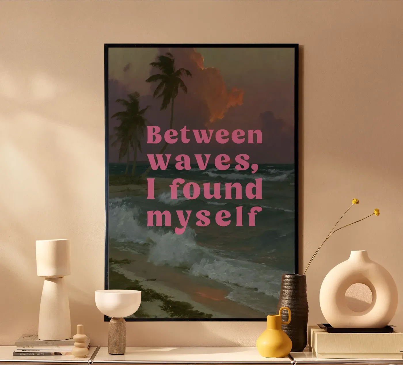 Between Waves I Found Myself poster da treechild