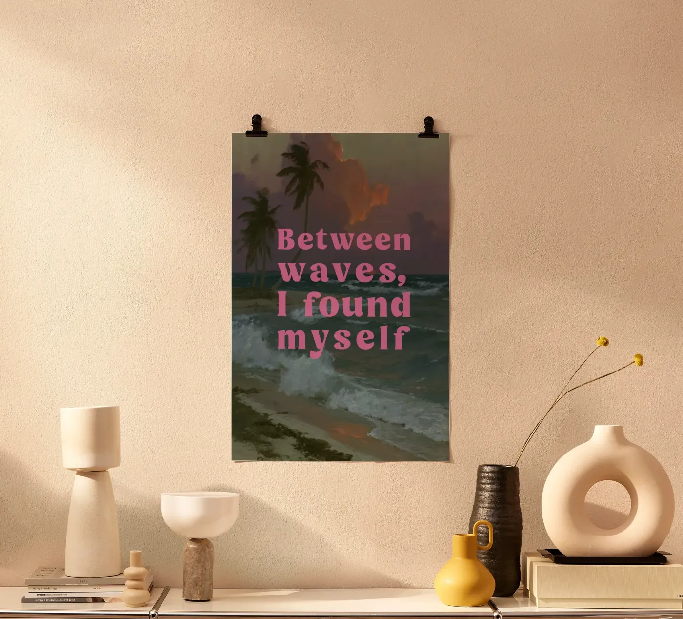 Between Waves I Found Myself poster da treechild