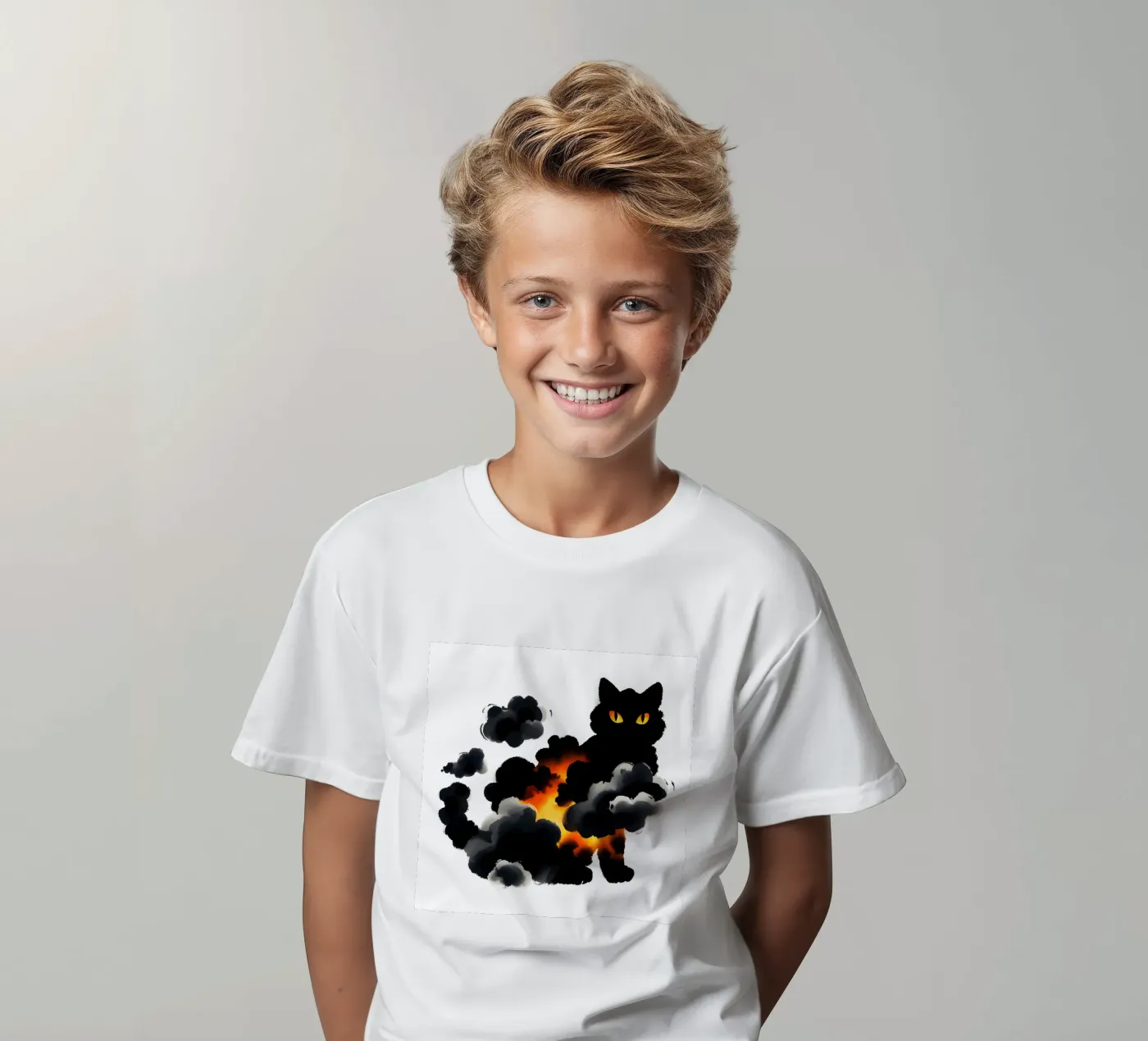Gatto t-shirt bambini da ARTOMATIC