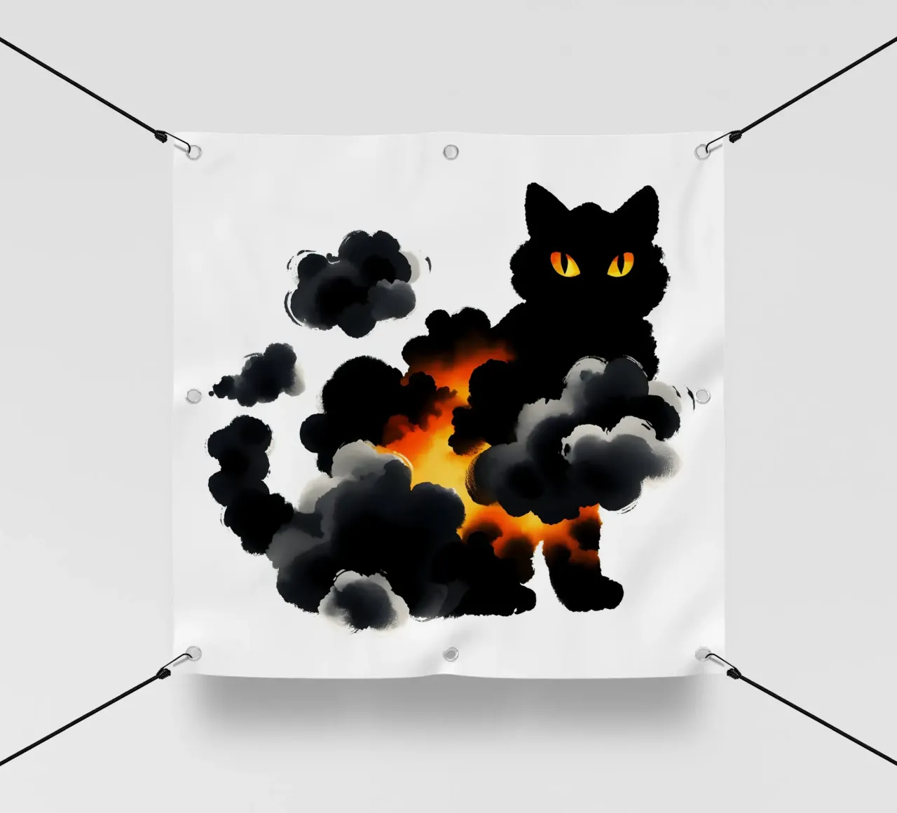 Gatto telo in pvc da ARTOMATIC