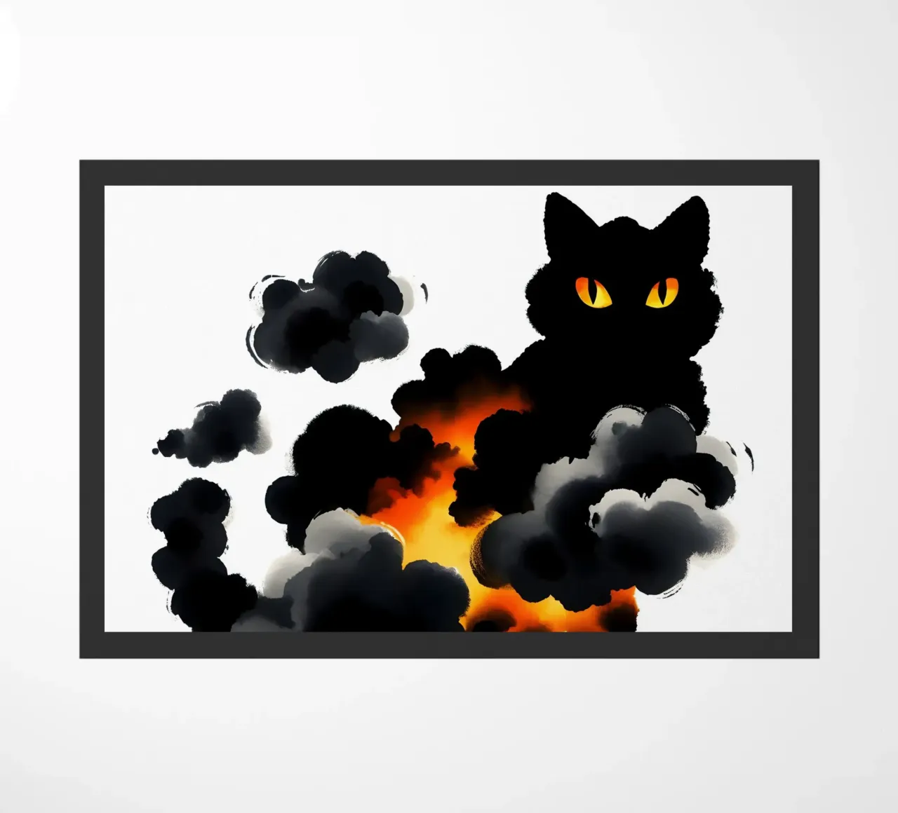 Kitty Cat doormat by ARTOMATIC