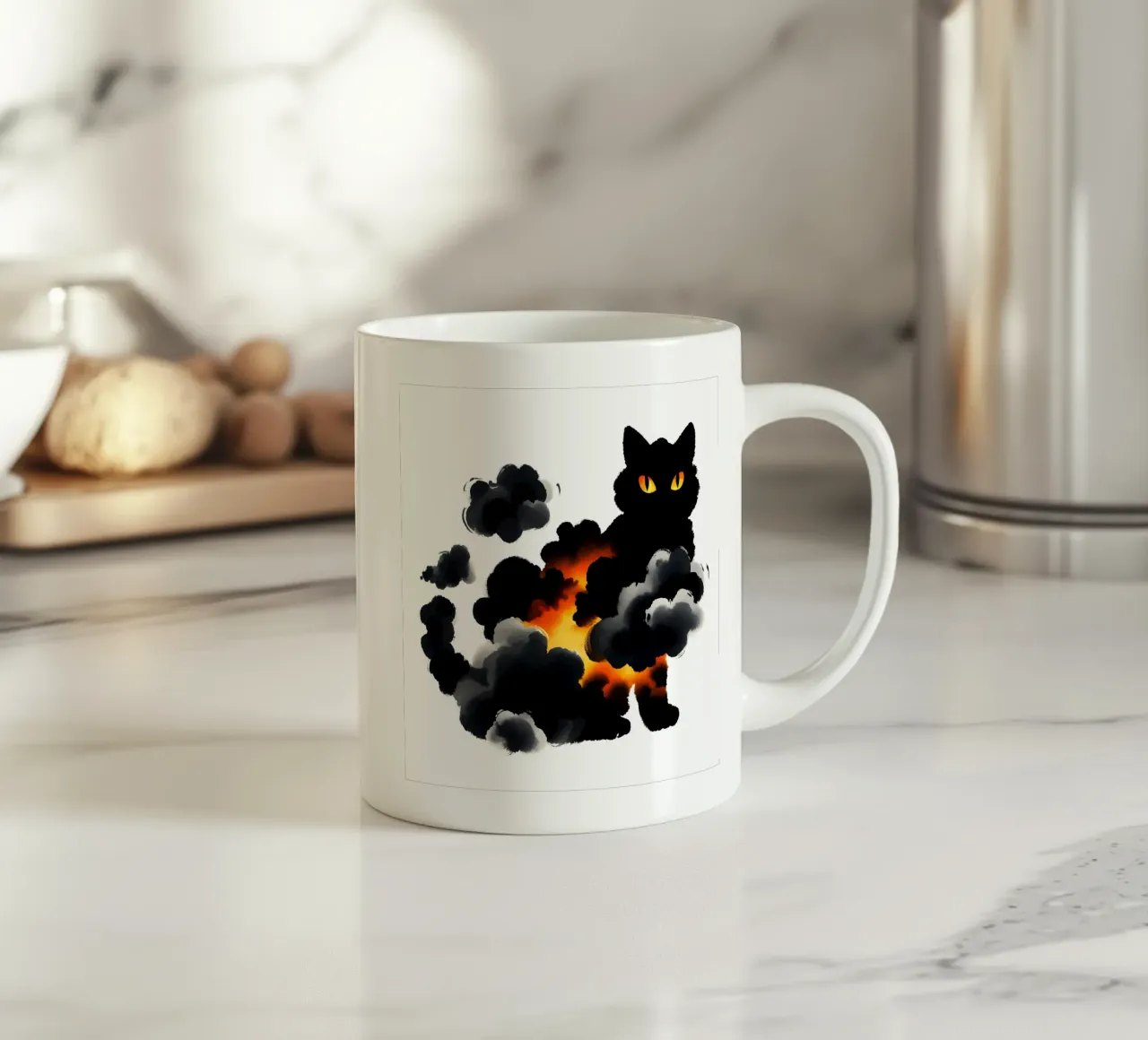 Gatto tazza in ceramica da ARTOMATIC