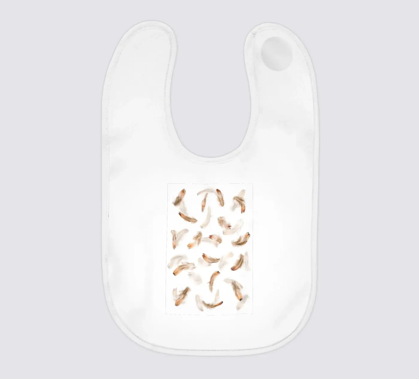 Delicate piume rosa bavaglino da Curious Collections by Marielle Leenders