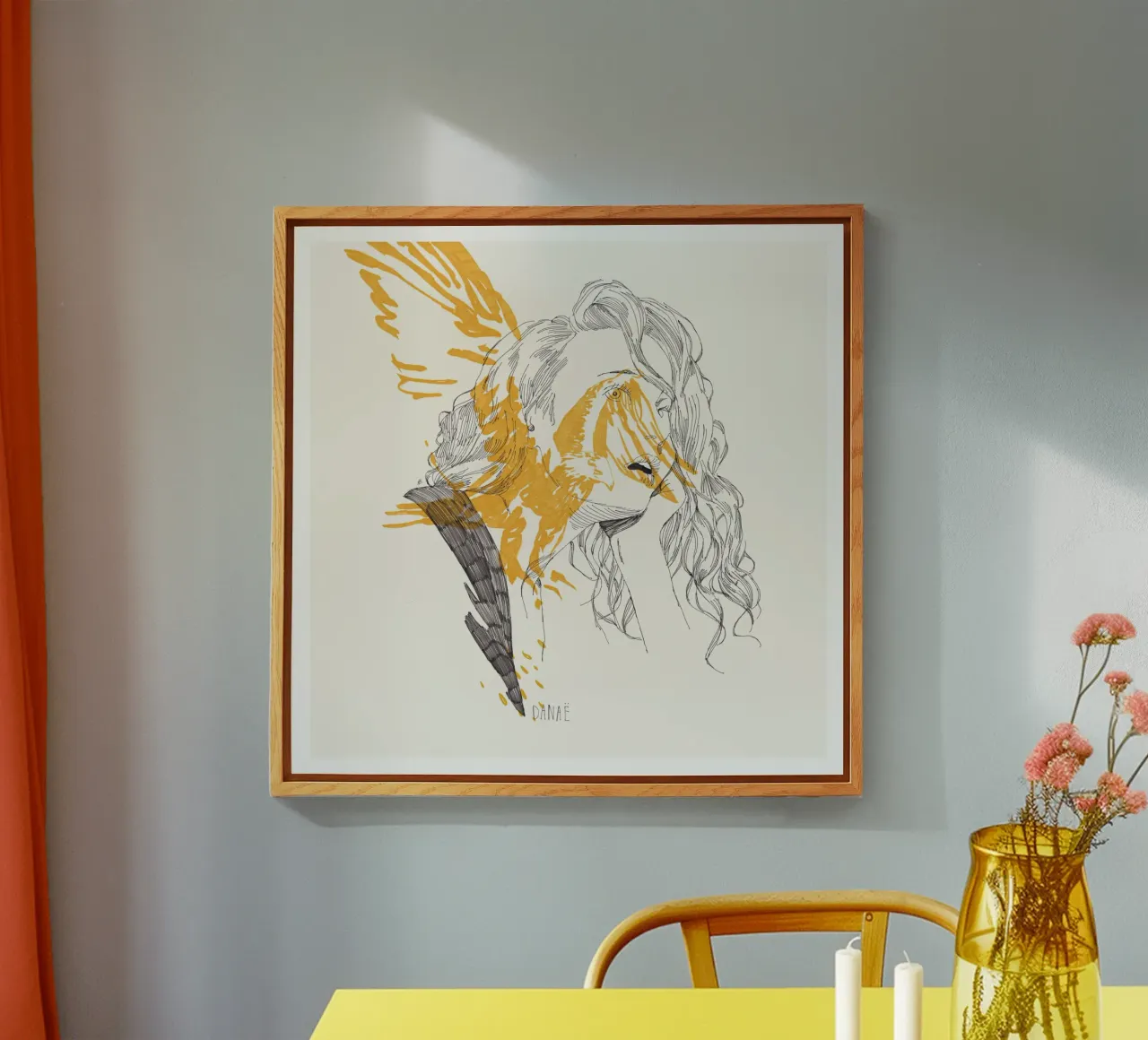 Danaë plexiglass da Manuel Rebollo