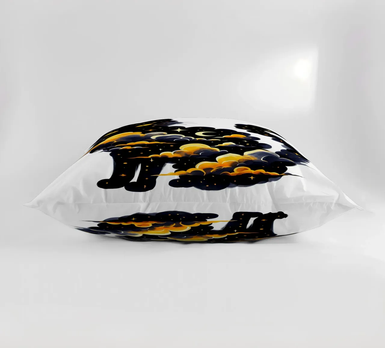Cloudy Cat decorative cushion by ARTOMATIC