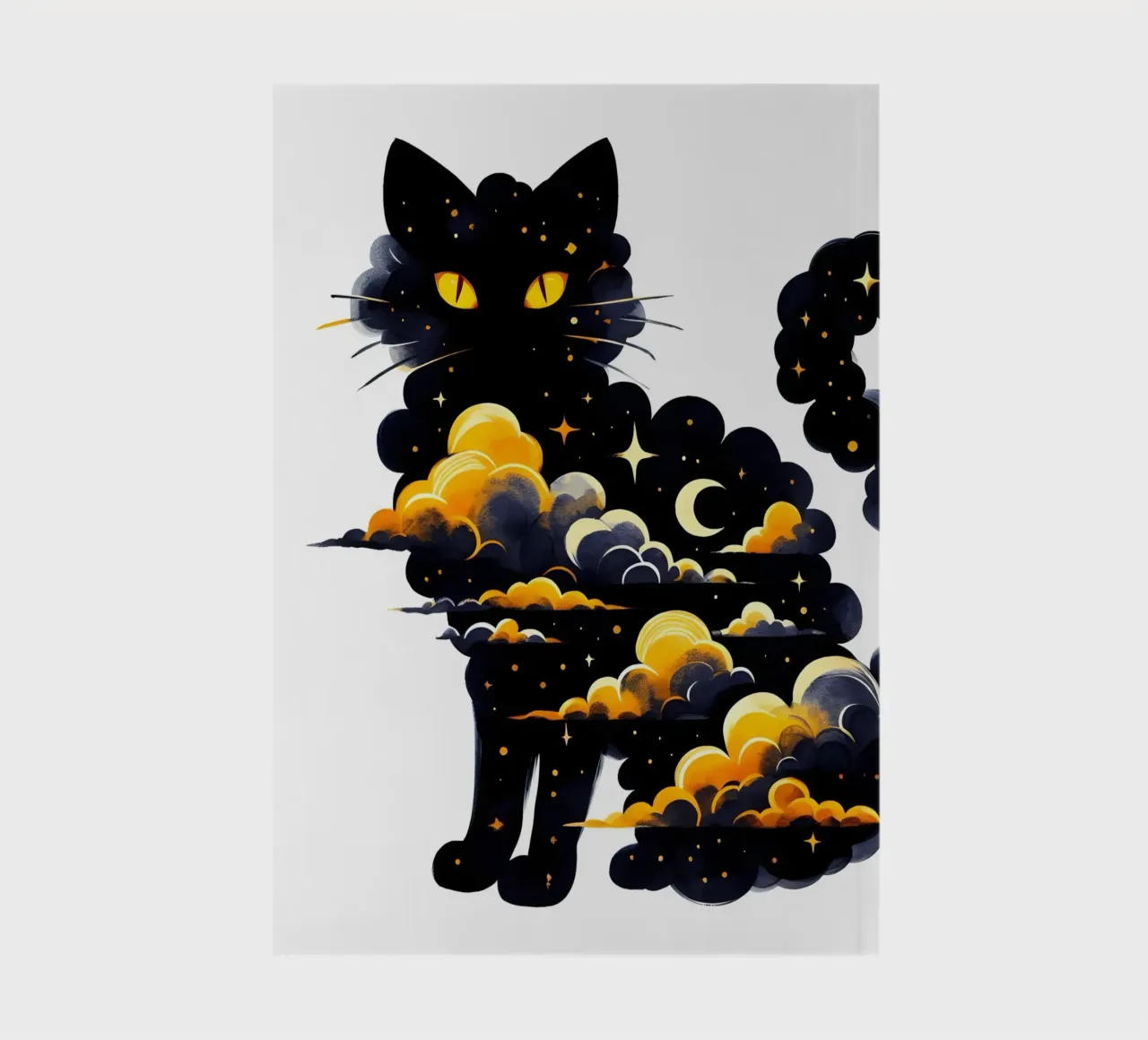 Cloudy Cat notebook by ARTOMATIC