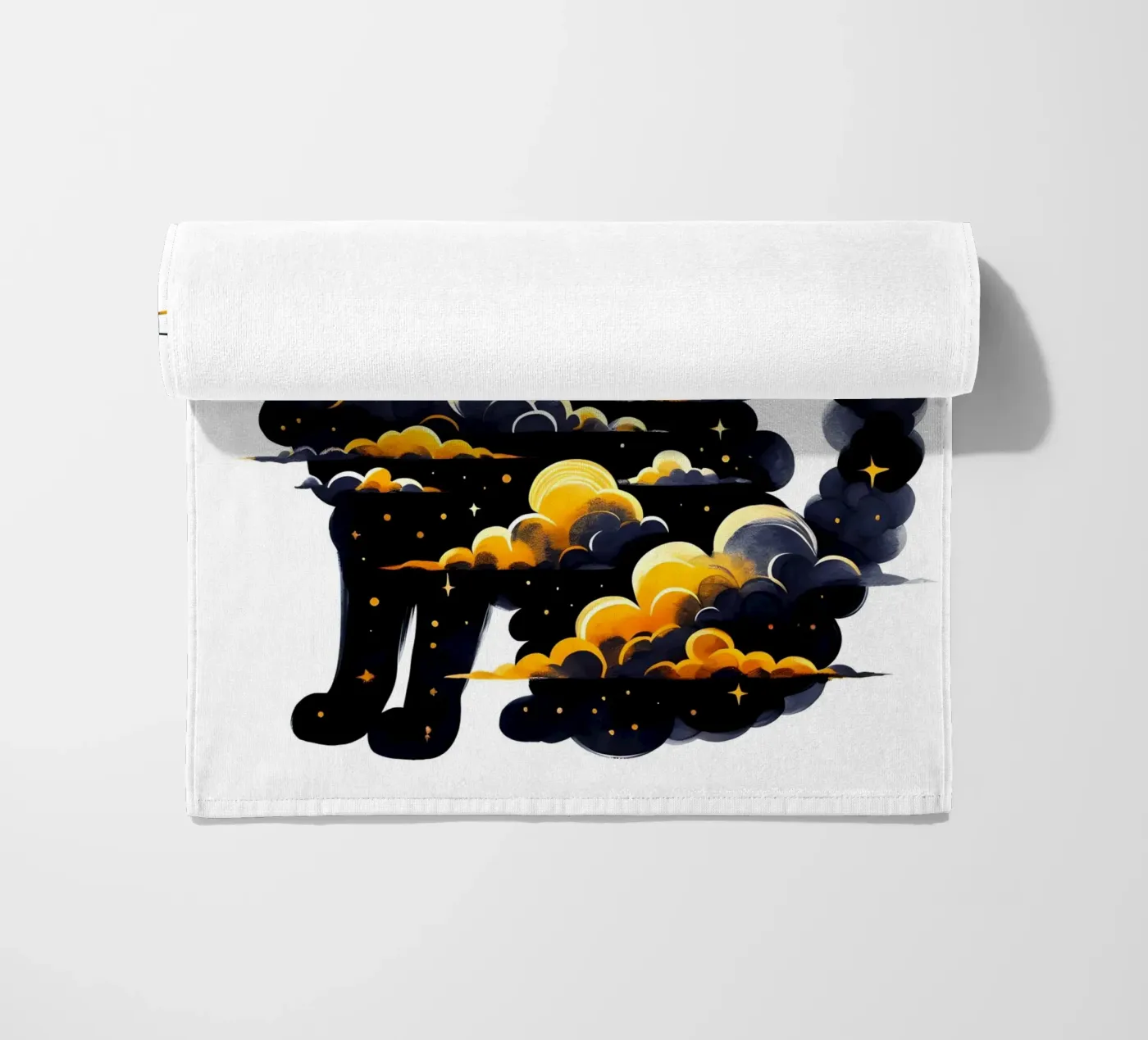 Gatto nuvoloso telo mare da ARTOMATIC