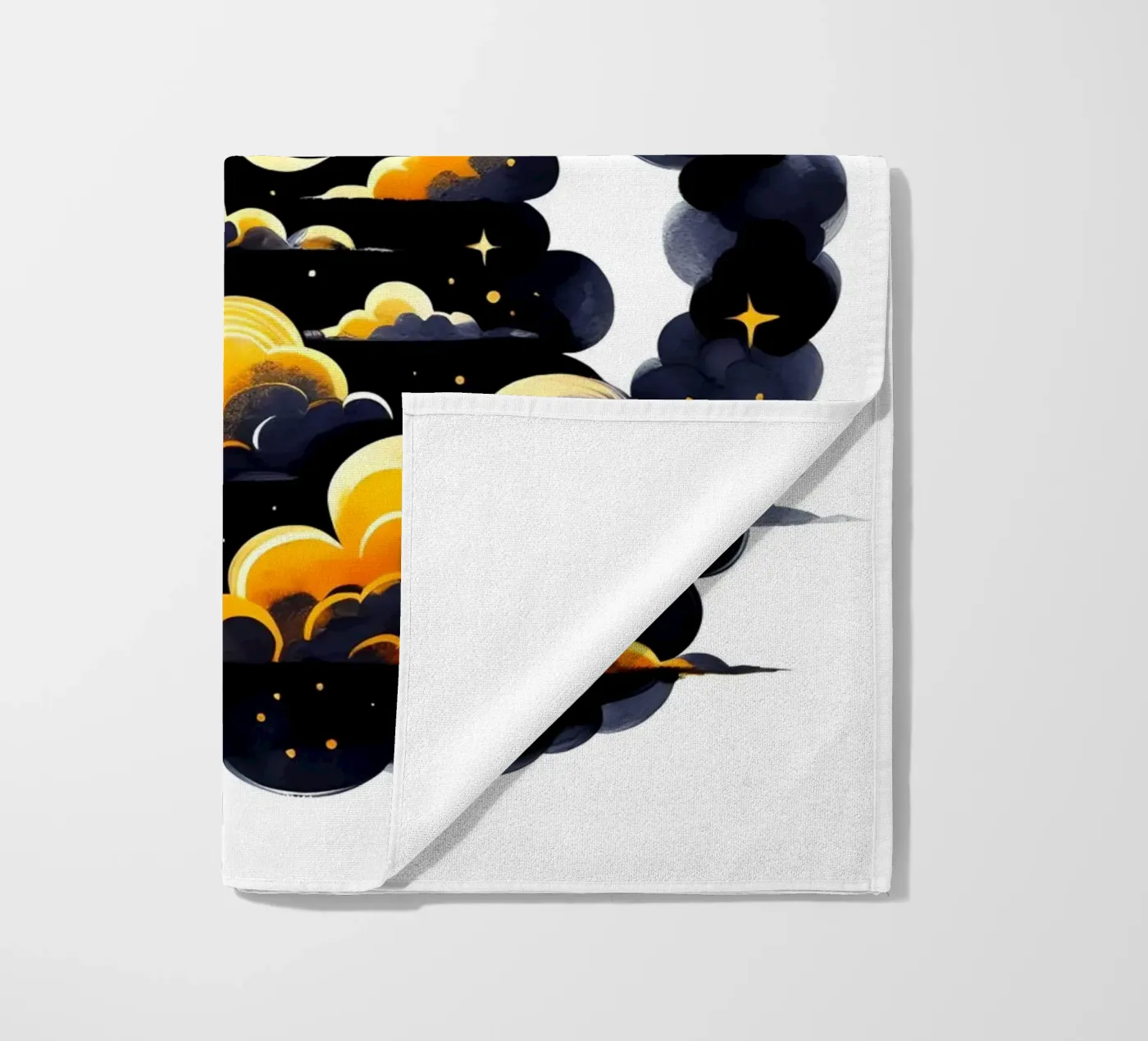 Gatto nuvoloso telo mare da ARTOMATIC