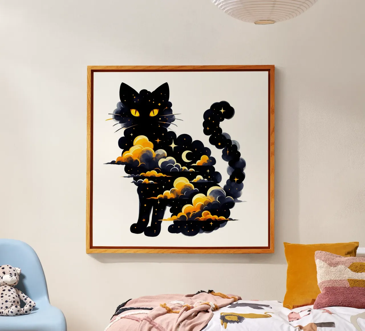 Cloudy Cat acrylic glass by ARTOMATIC