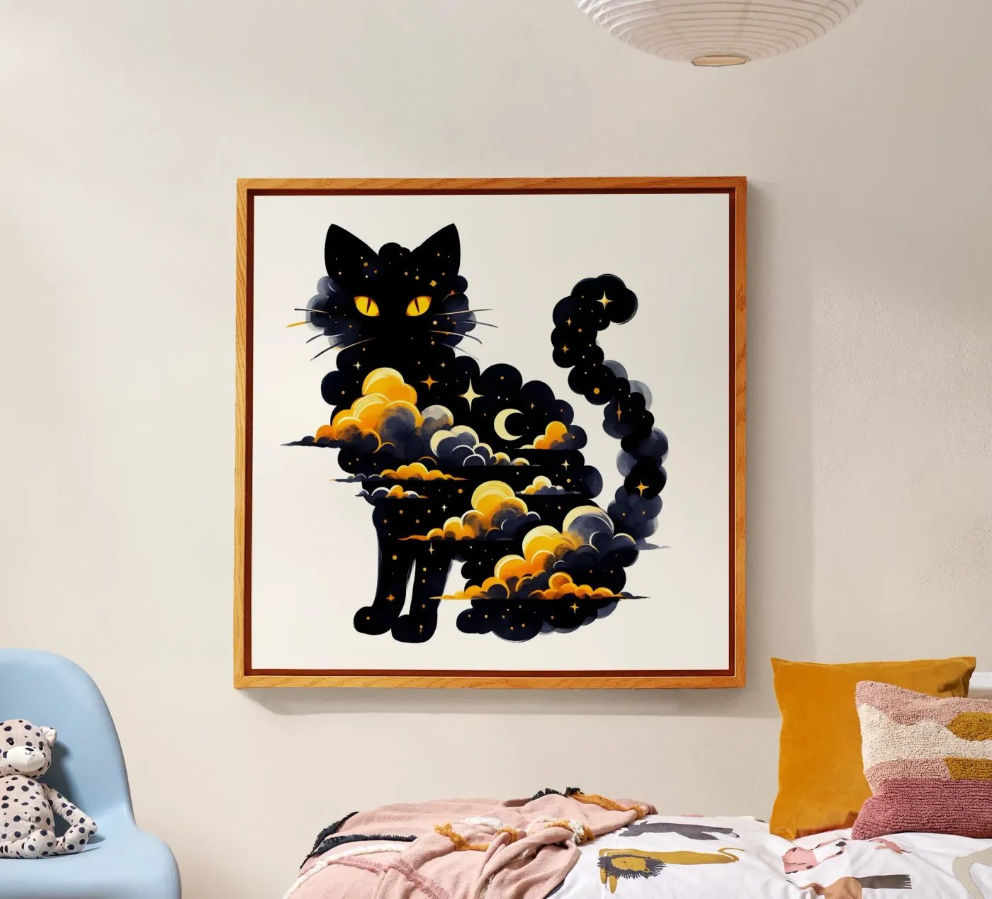 Cloudy Cat acrylic glass by ARTOMATIC