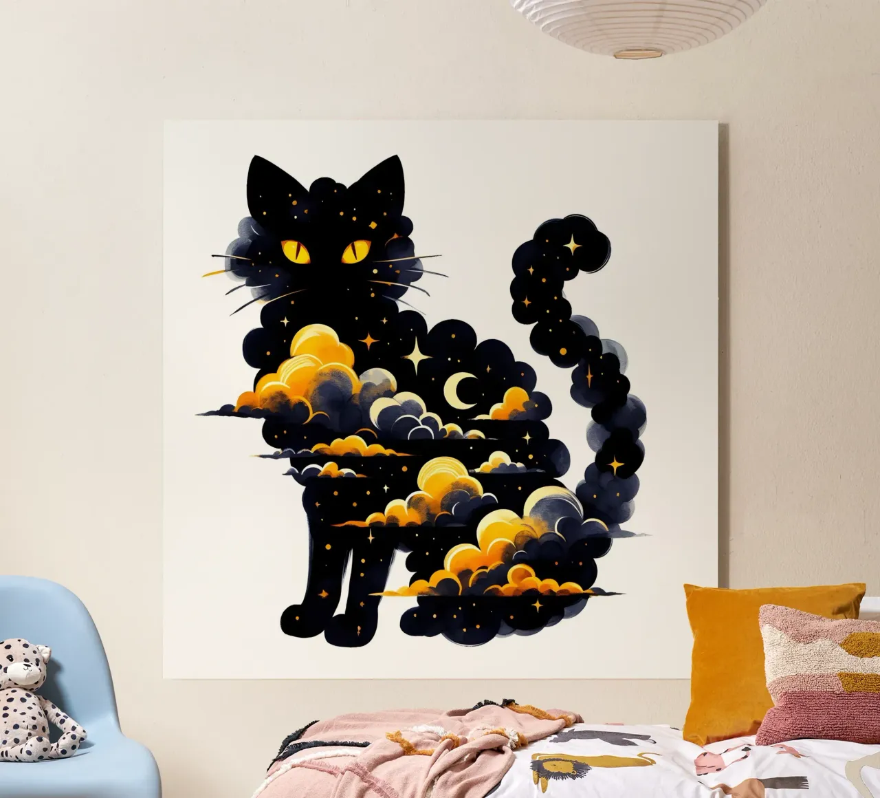 Cloudy Cat acrylic glass by ARTOMATIC