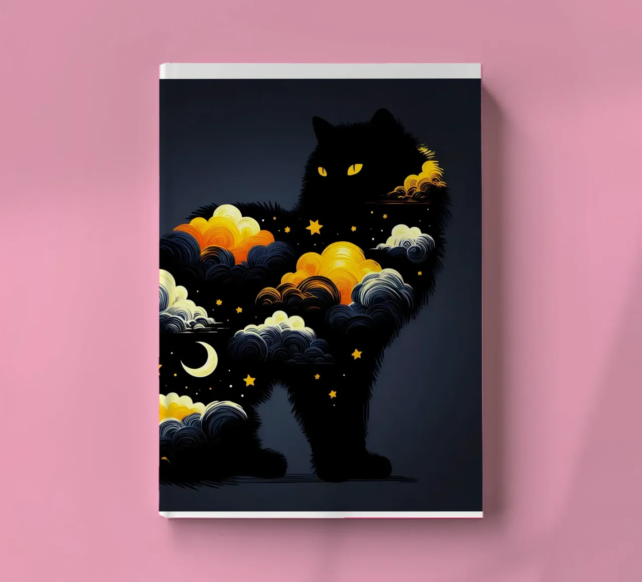 Mystical Cat notebook by ARTOMATIC