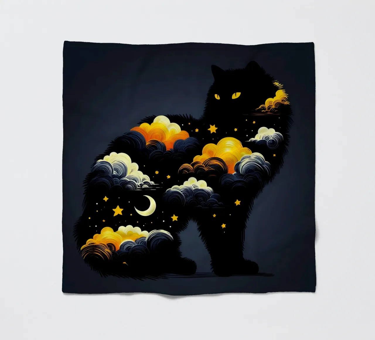 Gatto mistico coperta in pile da ARTOMATIC