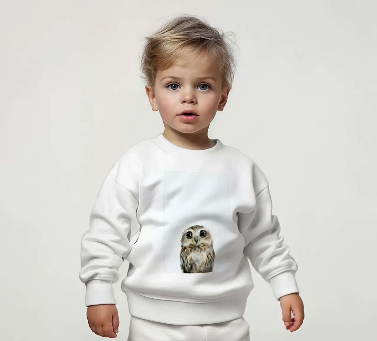 Little Owl felpa neonato da Amy Hamilton