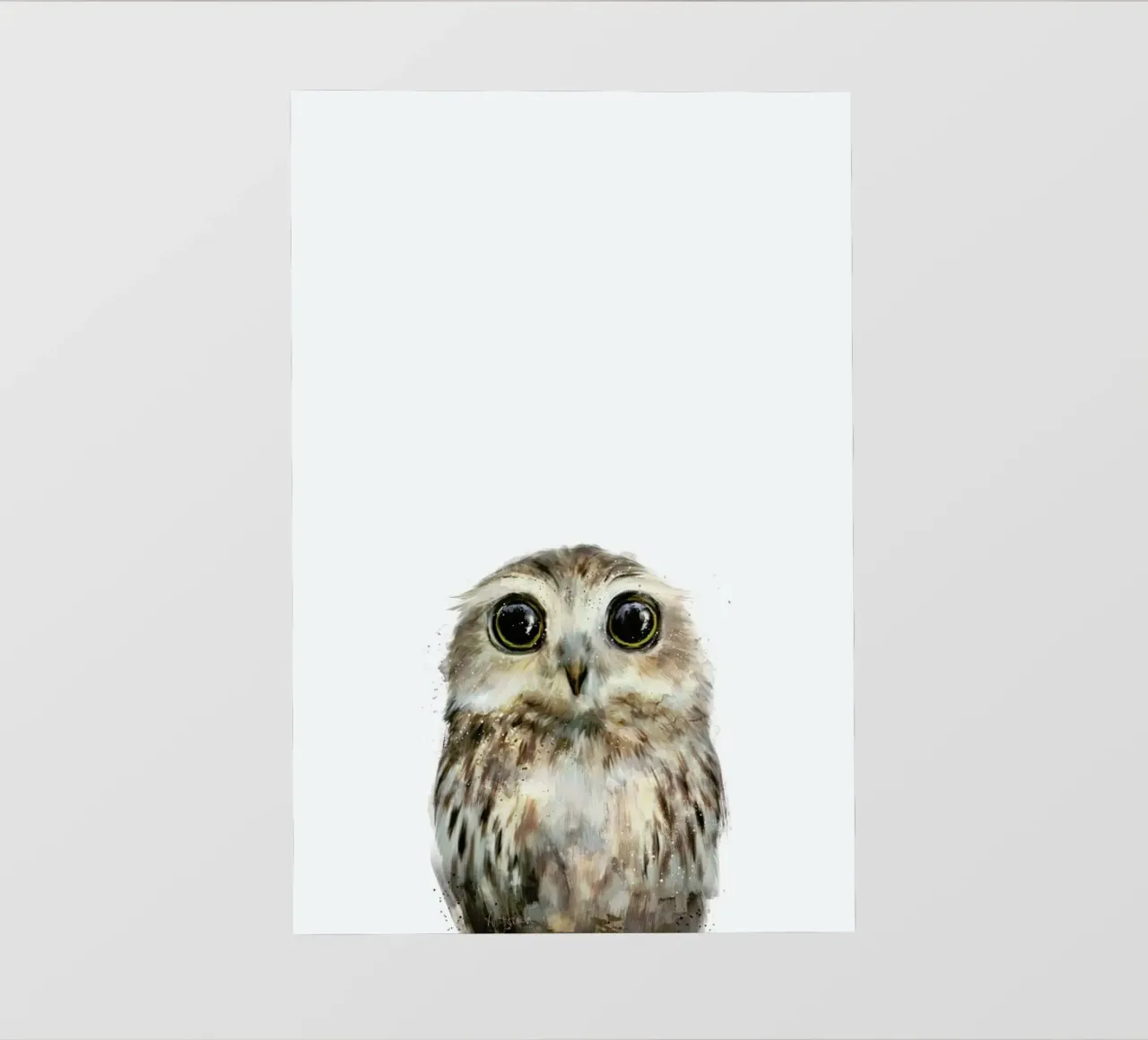 Little Owl telo in pvc da Amy Hamilton
