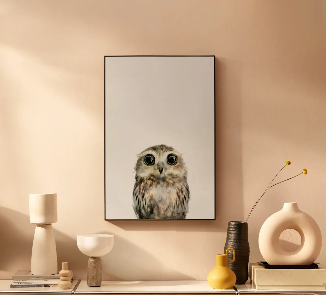 Little Owl plexiglass da Amy Hamilton