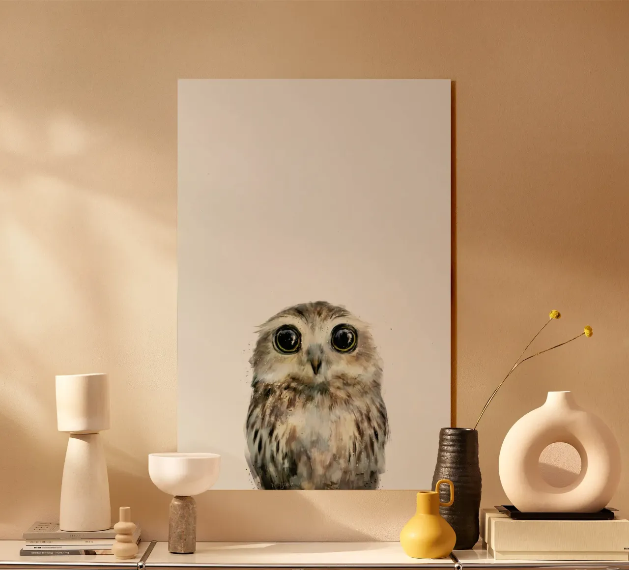 Little Owl plexiglass da Amy Hamilton