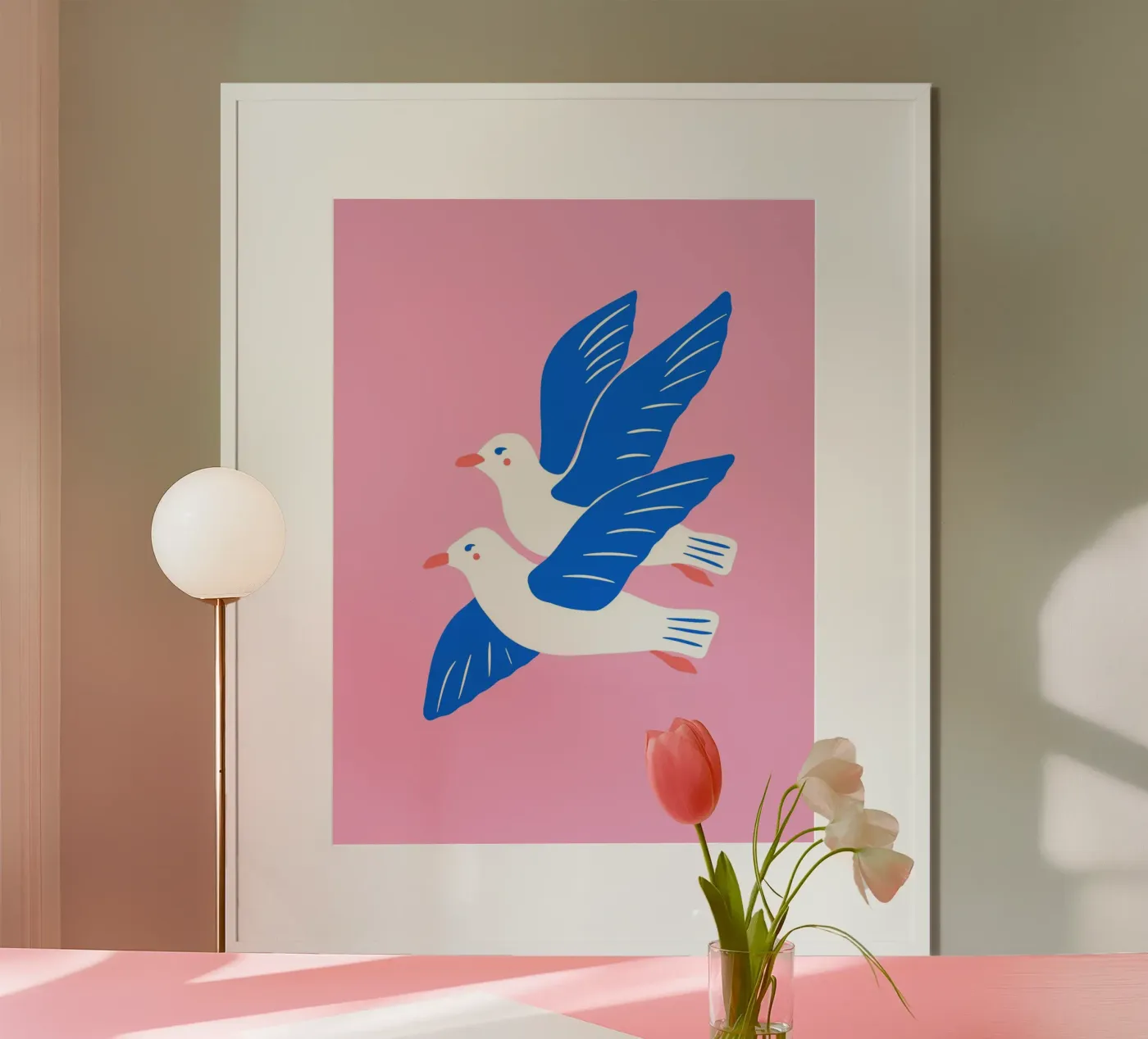 Seagull poster by Colourful Art