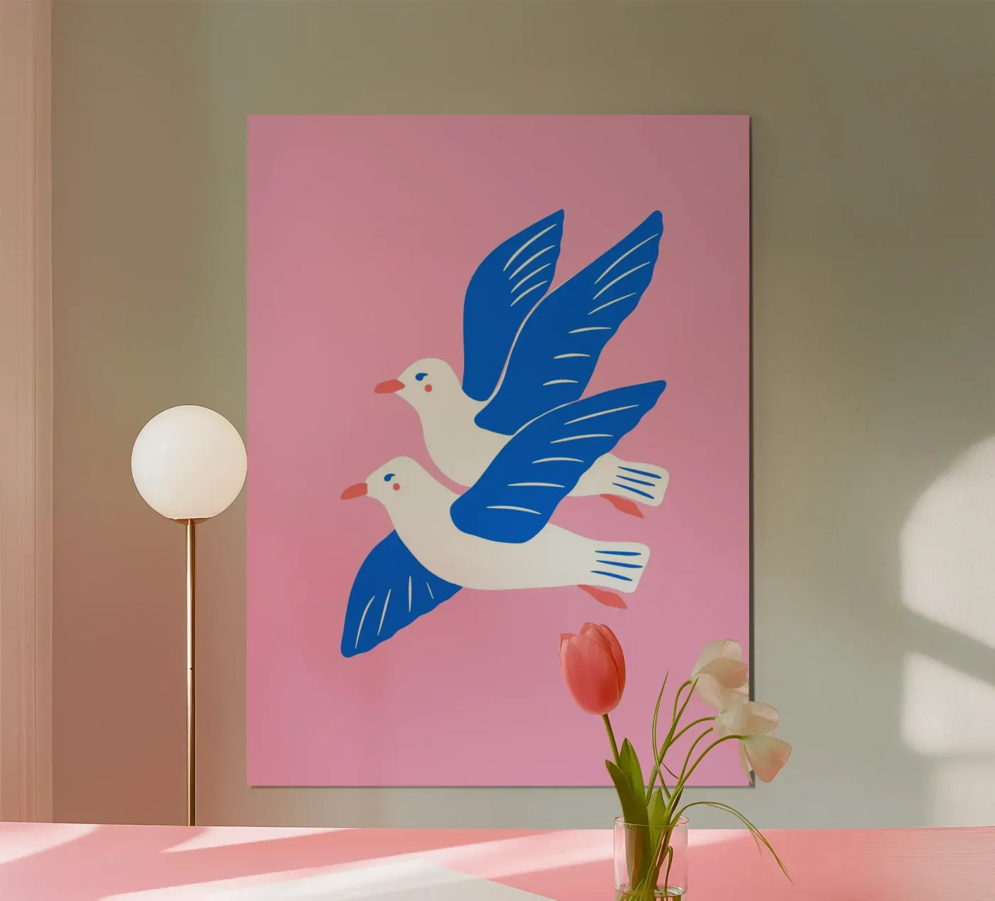 Seagull poster by Colourful Art
