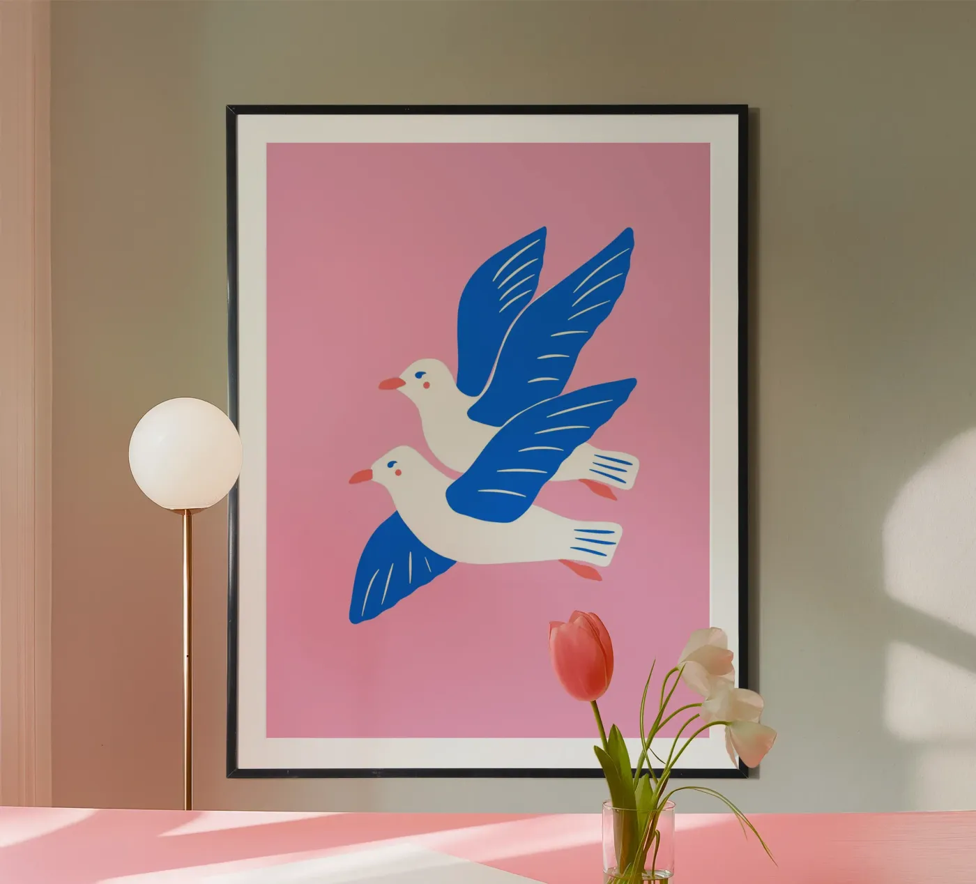 Seagull poster by Colourful Art