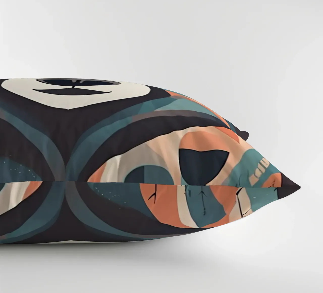 "Grizzly geometrico" cuscino da DesignArt