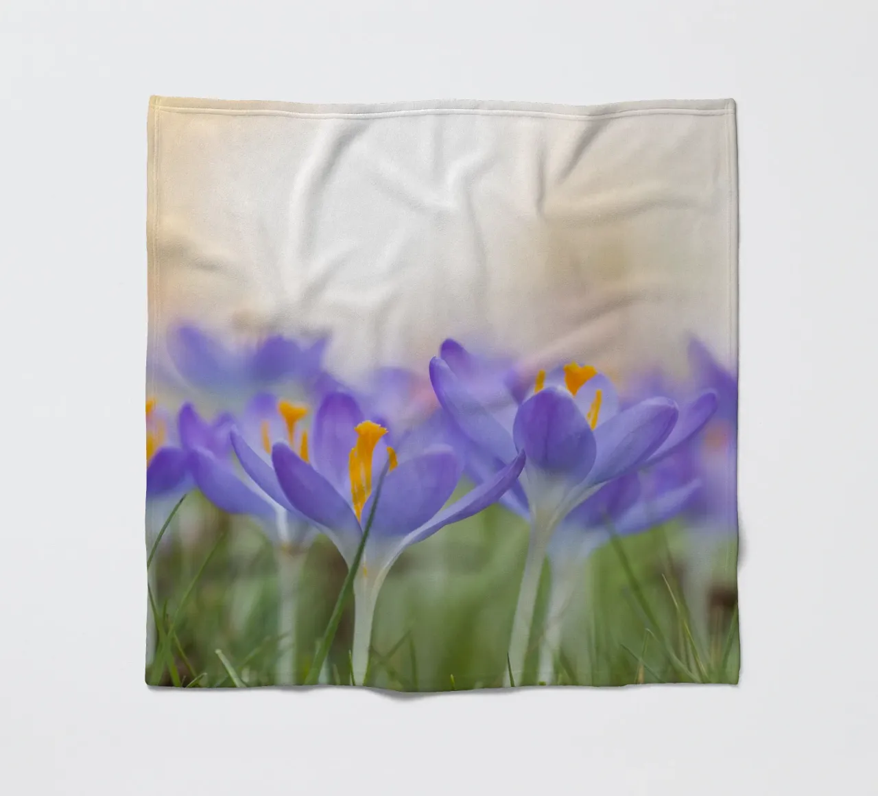 Crocus mauves plaid polaire de Curious Collections by Marielle Leenders