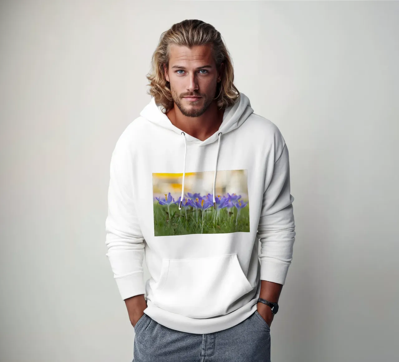 Crochi viola felpa con cappuccio da Curious Collections by Marielle Leenders