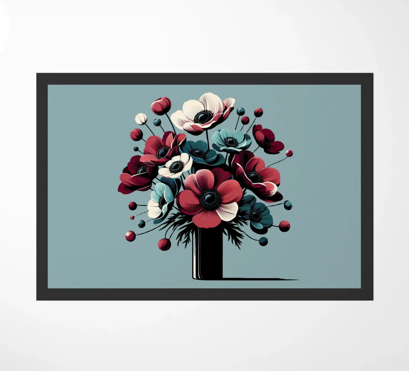 Anemonen doormat by Digital Naive