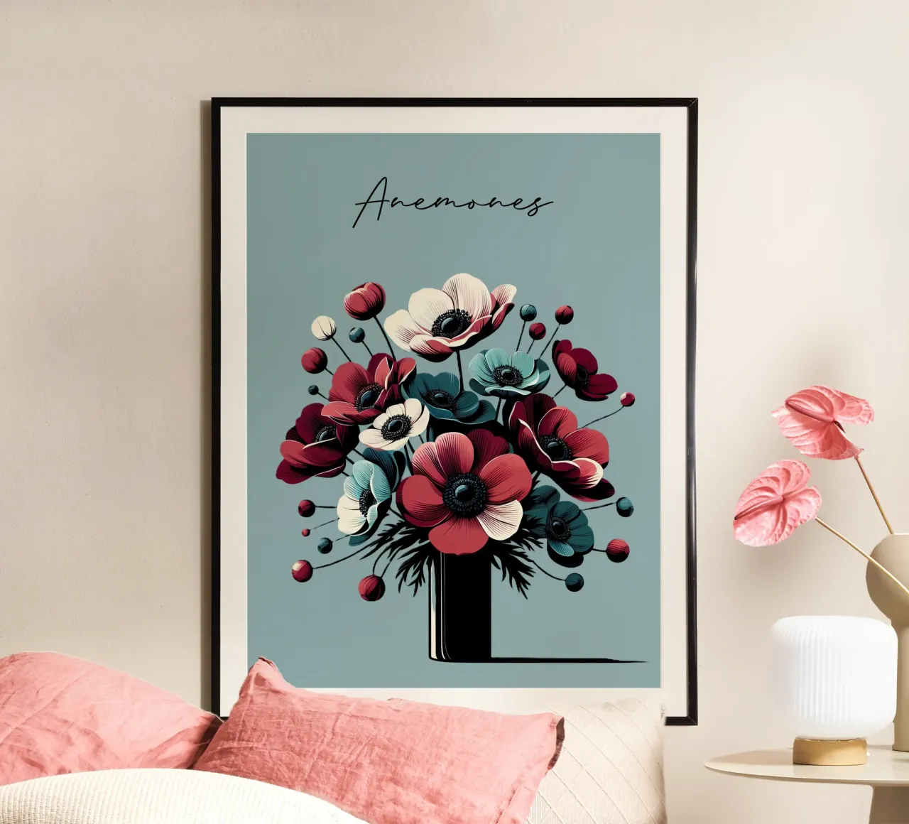 Anemonen poster da Digital Naive