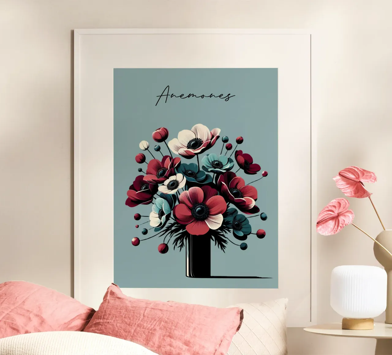 Anemonen poster da Digital Naive