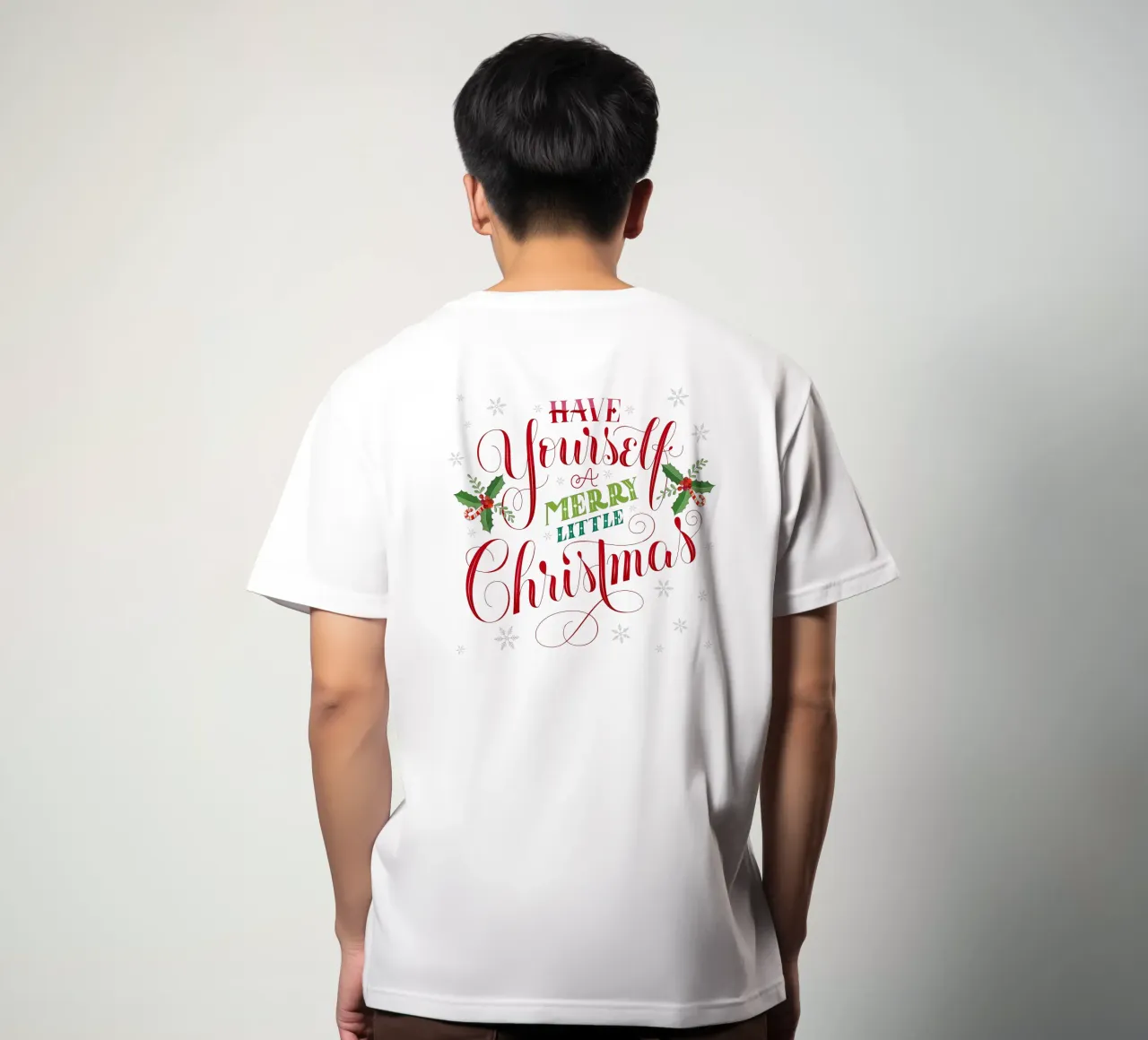 Have Yourself a Merry Little Christmas. Frohe Weihnachten. t-shirt by CalliLetters