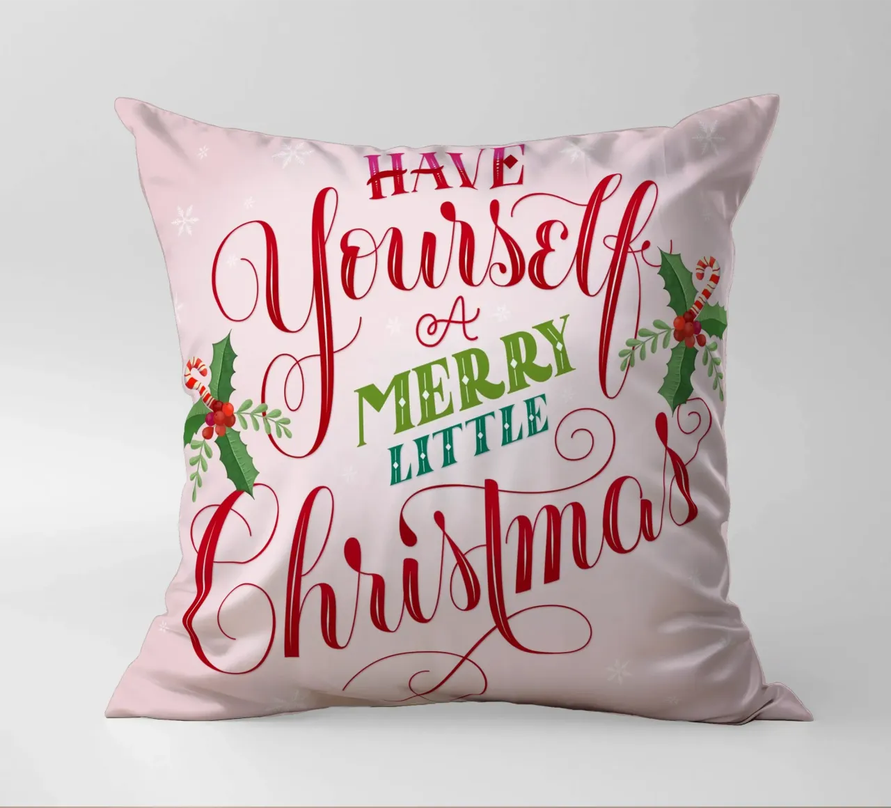 Buon Natale. Frohe Weihnachten. cuscino da CalliLetters
