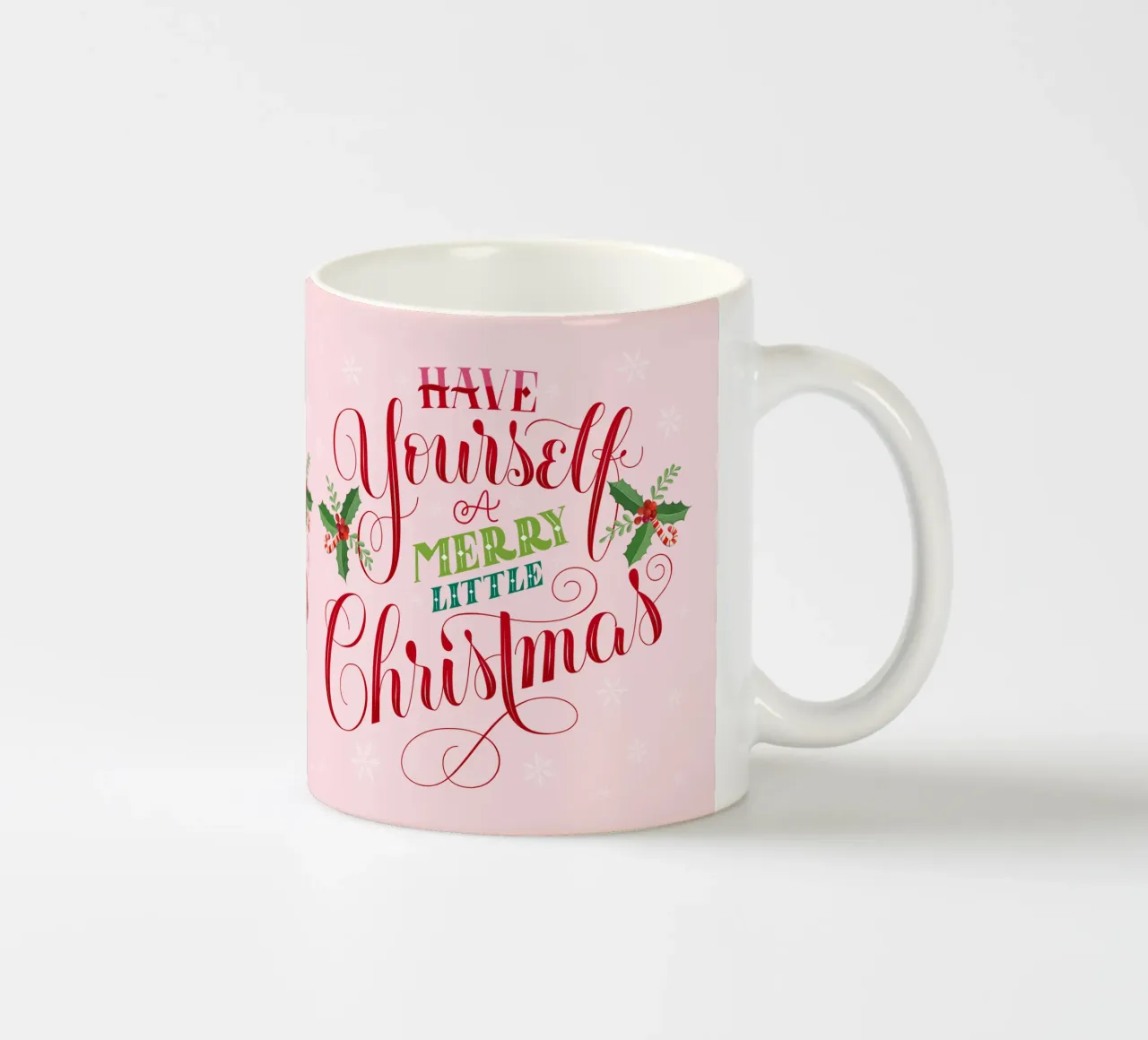 Buon Natale. Frohe Weihnachten. tazza in ceramica da CalliLetters
