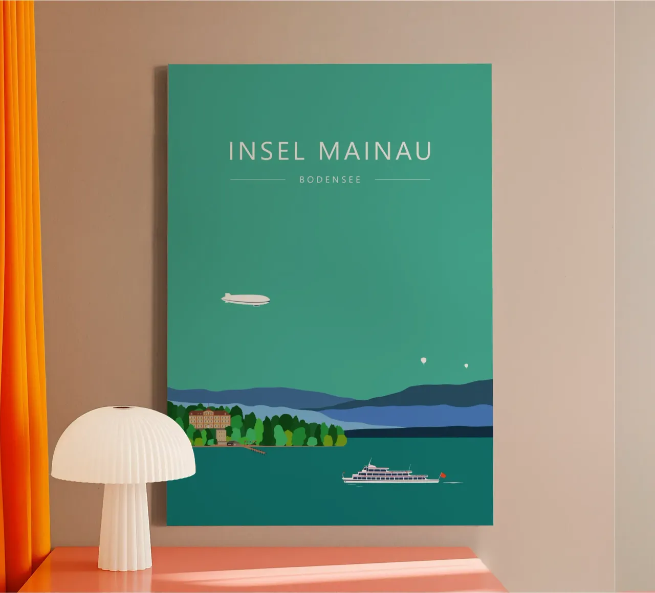 Insel Mainau, Bodensee canvas by Taimanta