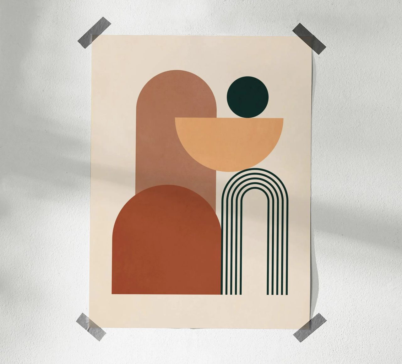 abstrait géométrique 61 poster de Gaite