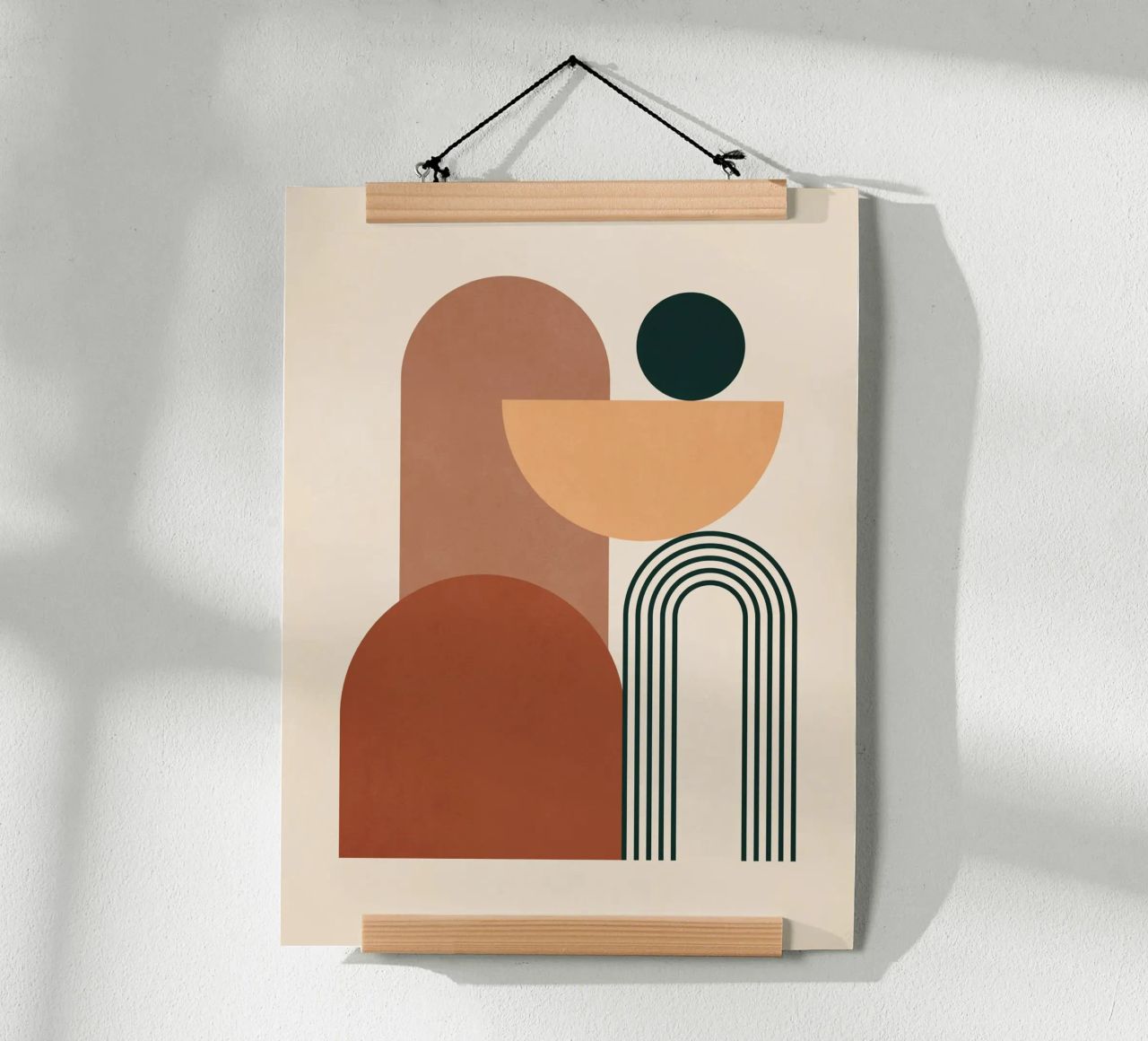 abstrait géométrique 61 poster de Gaite